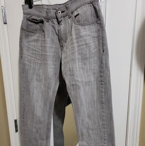 Men's Levi's 511 Slim fit grey jeans.